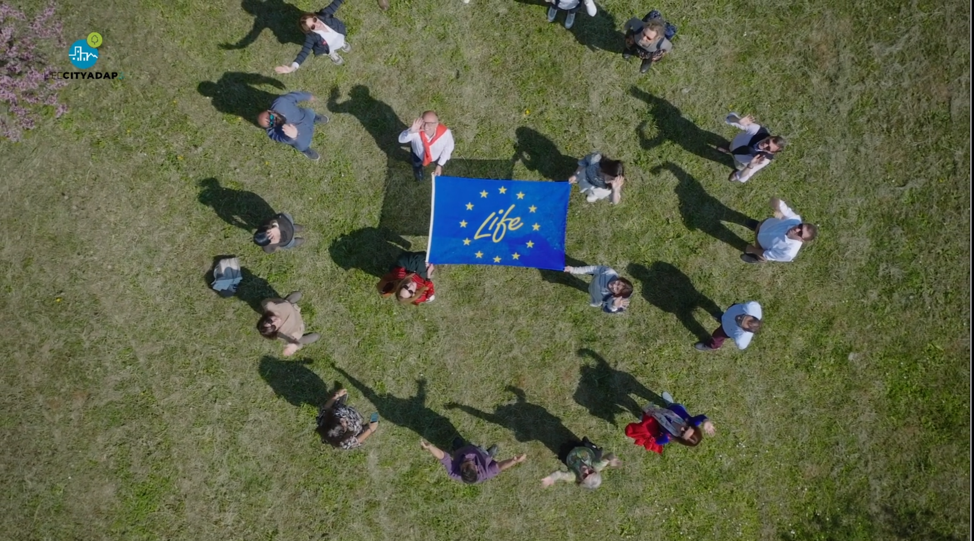 Fotogramma del video per il progetto LIFE CITYAdaP3 a Reggio Emilia